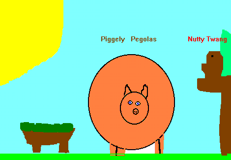 Piggly and Nutty by Lucy